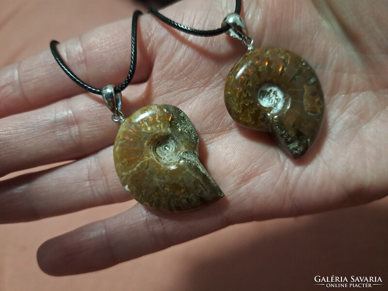 Kuriózum! Madagaszkári ammonitesz medálok