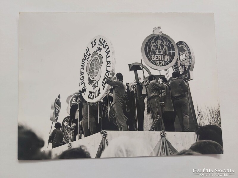 Világifjúsági és Diáktalálkozó (VIT) Berlin 1973 - eredeti korabeli fotó