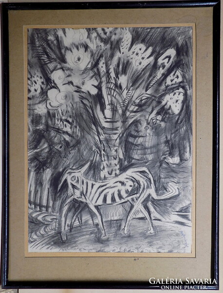 Bolmányi Ferenc 1904-1990 Eredetiség igazolással SZÁMLÁVAL