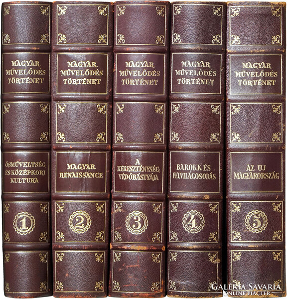 Domanovszky:  Magyar Művelődéstörténet. I–V. kötet alapvető művelődéstörténeti munka SZÉP