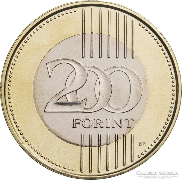 2024 Batthyány 200 forintos rolniból, verdefényes, tasakban.