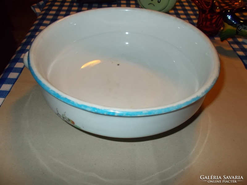 Gyönyörű festett  leveses tál