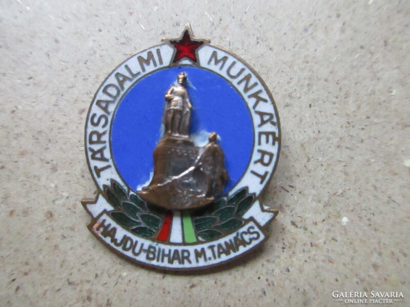 Hajdú-Bihar M. Tanács Társadalmi munkáért kitüntetés (12)