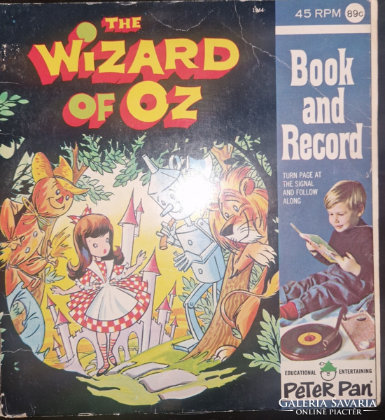 1960-as évek, hét darab amerikai mese kislemez, mesekönyvekkel