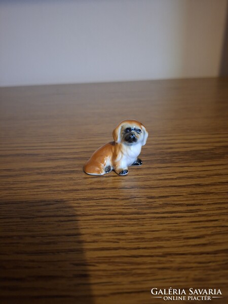 Porcelán mini pincsi, kutya. Hibátlan.