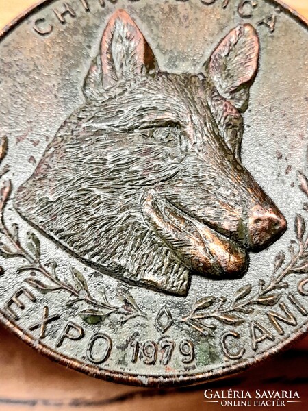 Bronz plakett VadászatiVilágkiállítás1970 EXPO