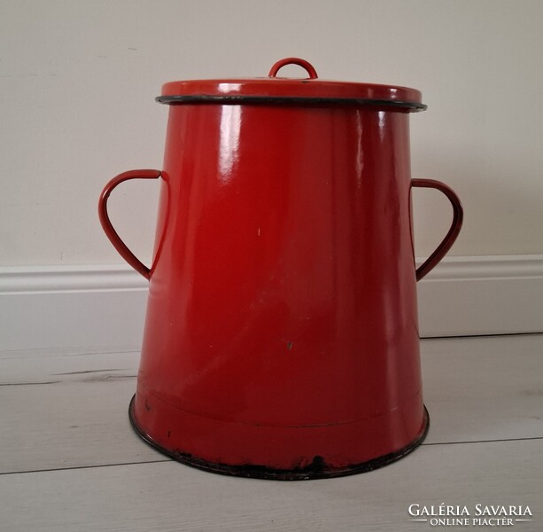 Zománcozott edény – Szellőző fedéllel