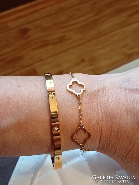 2 db minőségi nemes acél jelzett karkötő