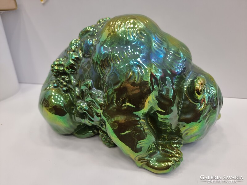 Zsolnay eosin Szolos Medve