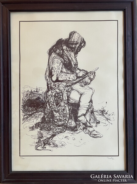 Martyn Ferenc (1899-1986): Táborban, 1980.