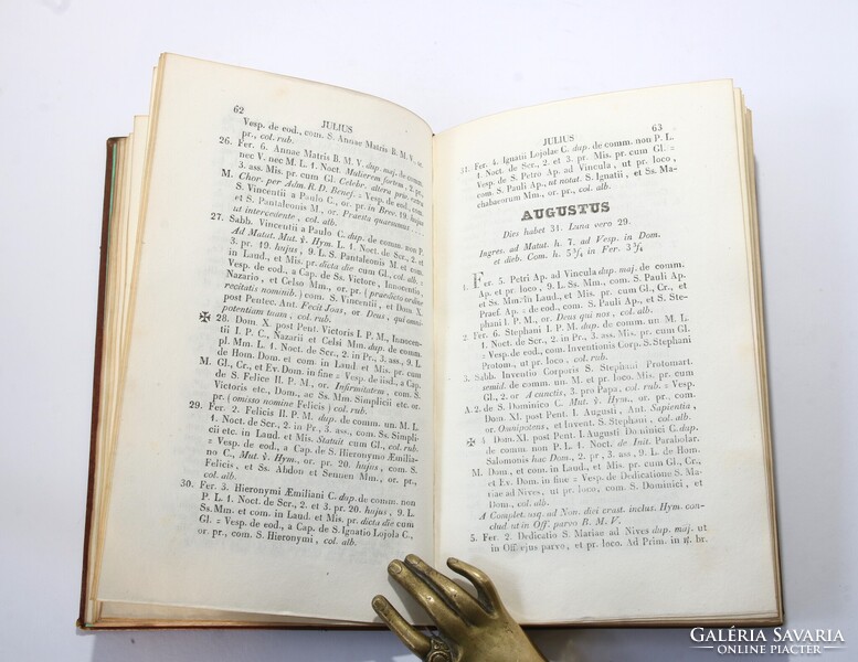 1850 - A pápai udvar részére készült reprezentatív példány A Lateráni bazilika miserendje Gyönyörű!