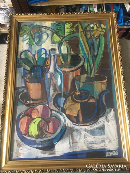 Józsa János : Csendélet című festménye ( 1968 ) eladó