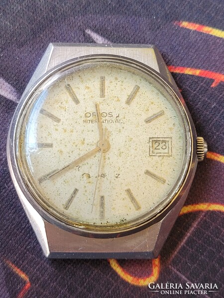 ORIOSA INTERNATIONAL antik svájci férfi Quartz karóra az elsők közül