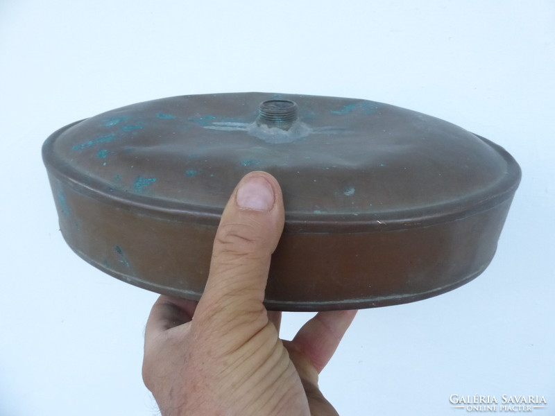 Antik vörösréz ágymelegítő