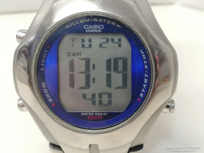 Casio Edifice edf-100, Digitális nagy kijelzős Retro Quartz karóra kiváló állapotban