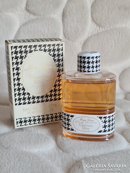 Christian Dior Miss Dior 75006 fekete fehér tyúklábmintás made in france retro parfüm illa időutazás