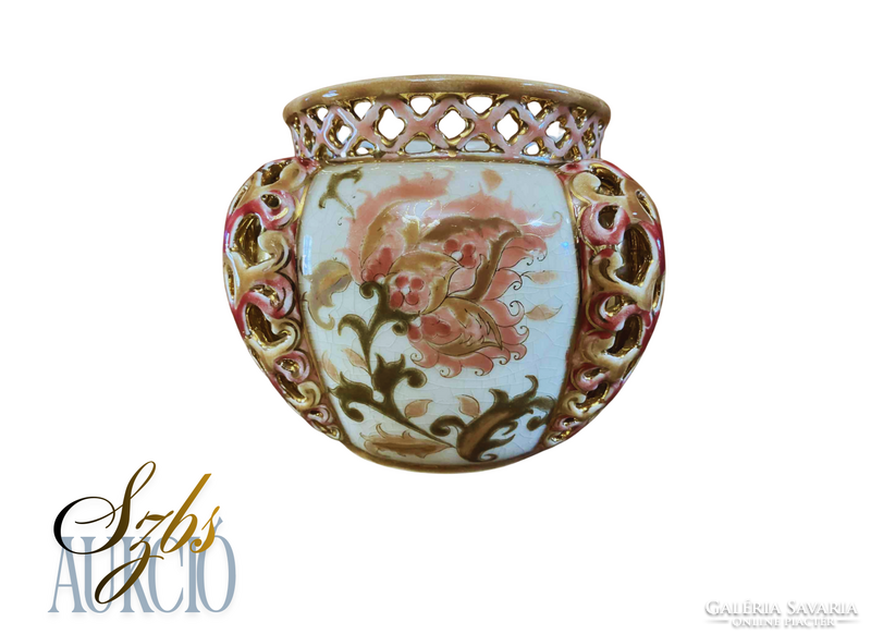 Zsolnay Családi pecsétes Perzsa Mintás kaspó