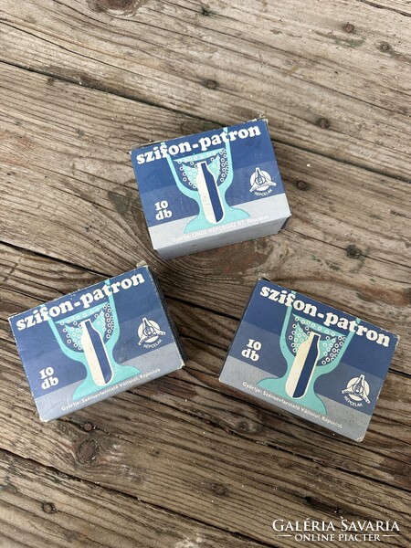 3 csomag szifon patron, szódásszifon hagyatékból