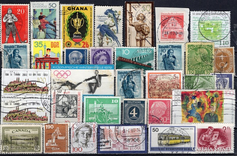 Pecsételt vegyes hibátlan kis gyűjtemény.   338.