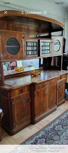 Szecesszios tálaló