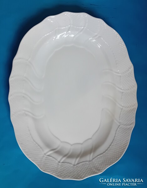 Herendi fehér nagyméretű pecsenyés tál