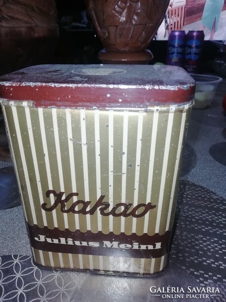 Kakao Julius Meinl régi reklám doboz SOK AUKCIÓ AKCIÓ VEGYE VIGYE TÖBB SZÁZ TERMÉK