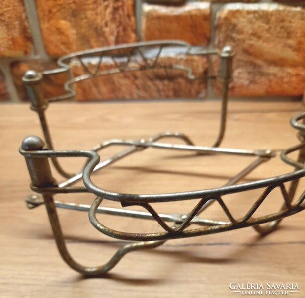 RETRO:fém nyitható,Széthúzható tálaló, tányértartó