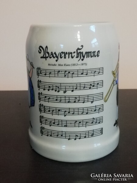 Német sörös korsó, 0,5 liter, VI.