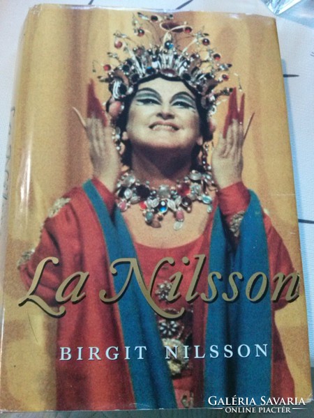 Svéd nyelvű könyv Birgit Nilsson szoprán  operaénekes, 1995