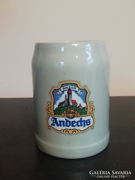 Német sörös korsó, 0,5 liter, VII.