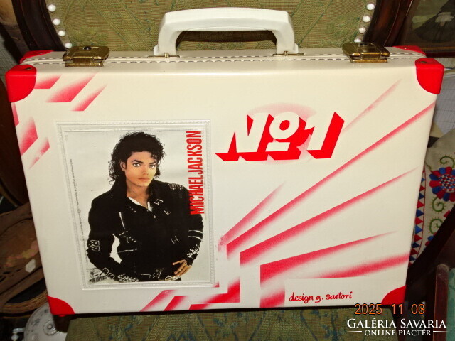 MICHAEL JACKSON No.1 MŰBŐR TÁSKA  DESIGN : G. SARTORI 1988 KÖRÜL