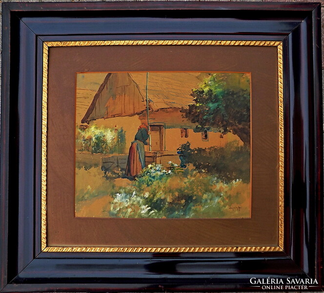 Neogrády Antal 1861-1942. Teljesen originál Eredetiség igazolással SZÁMLÁVAL