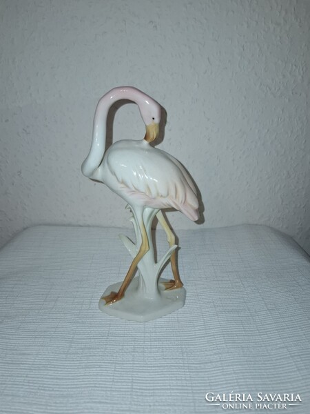 Ens Volkstedt  Flamingó  madár eladó szép állapotban  21-cm