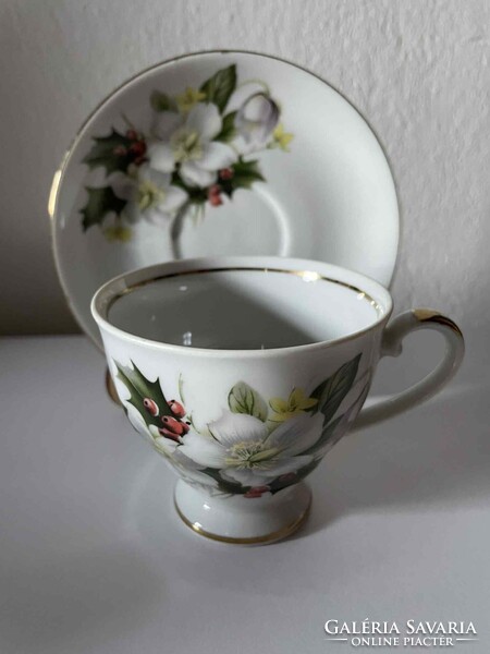 Gyönyörű Tırschenreuth Bavaria -német- kávés csésze és csészealj