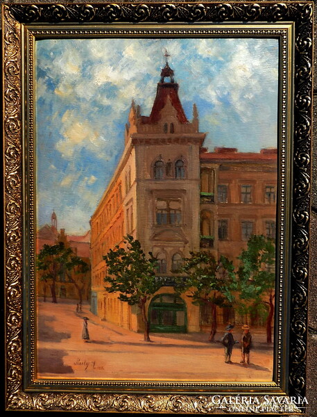 Szuly Angéla 1893-1976 :" Budapest 1918" Gyűjtői darab Eredetiség igazolással SZÁMLÁVAL