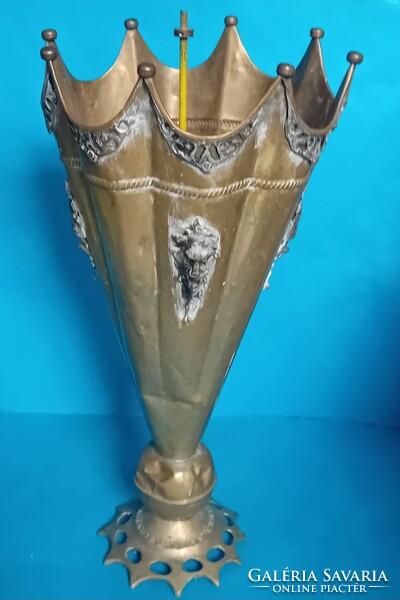 Régi réz esernyőtartó