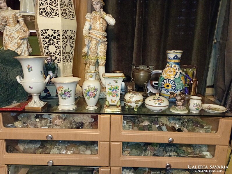 Herendi porcelán gyűjtemény régi szép darabok