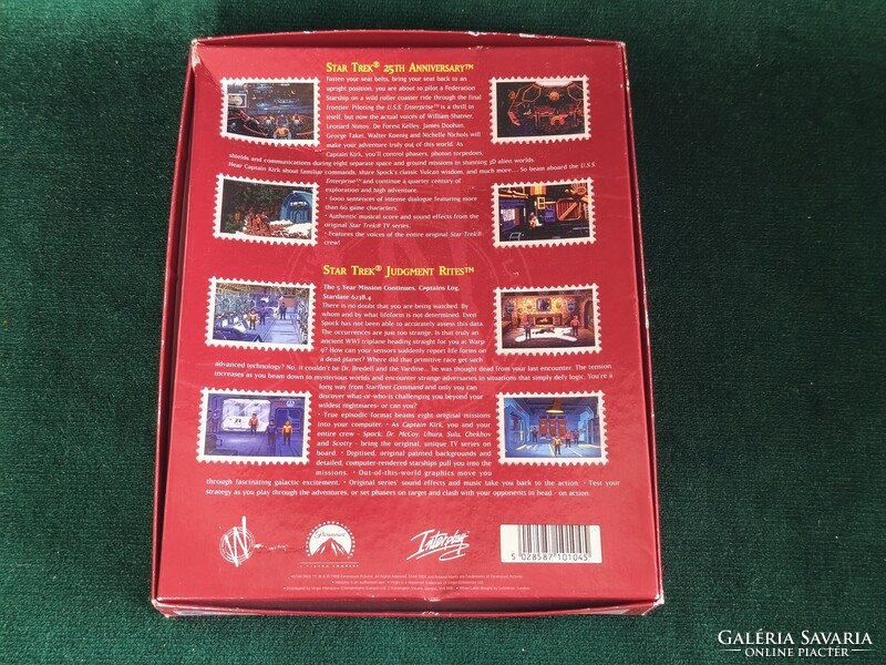 Star Trek Judgment Rites PC CD-ROM Big Box kiadás (1990-99').