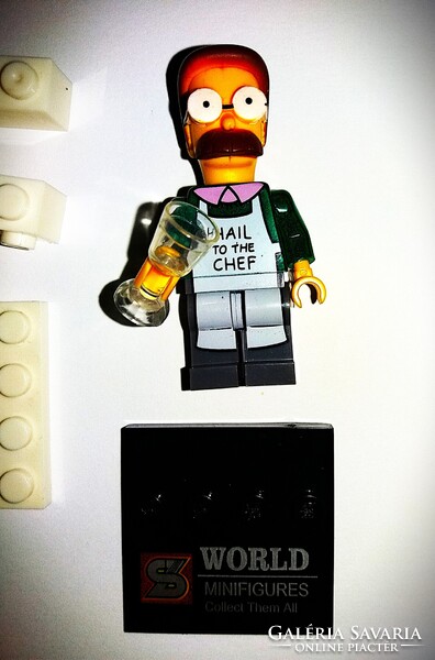 THE SIMPSONS -LEGO kompatibilis játékfigura - Nedward "Ned" Flanders, Jr - DOBOZÁVAL a képek szerint