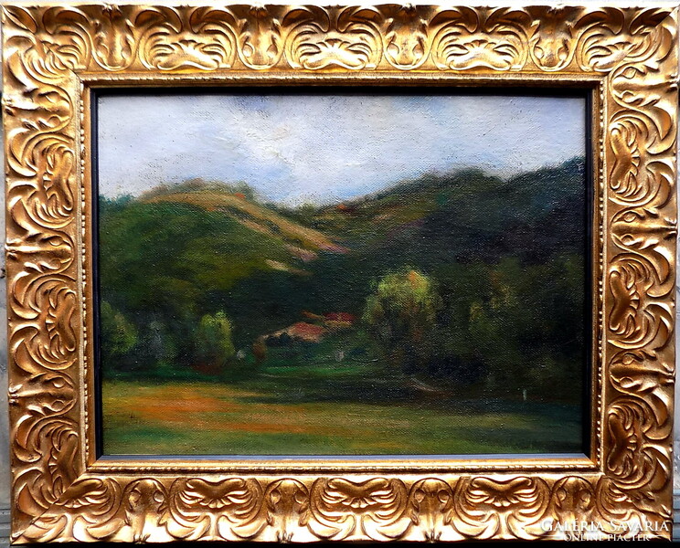 Klein József Nagybányai táj : Garanciával SZÁMLÁVAl