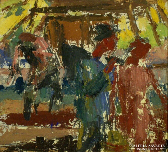 Dorogi Imre : Halászok (vázlat)