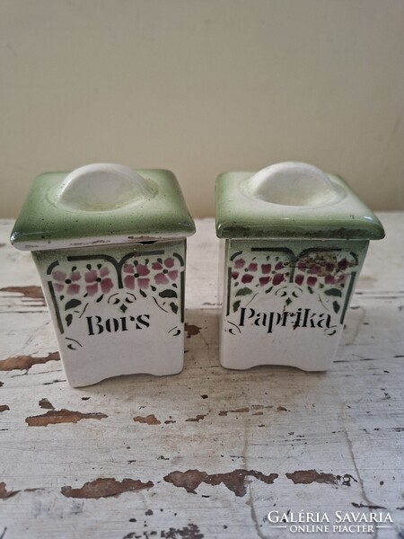 Hollóházi fűszertartók Antik