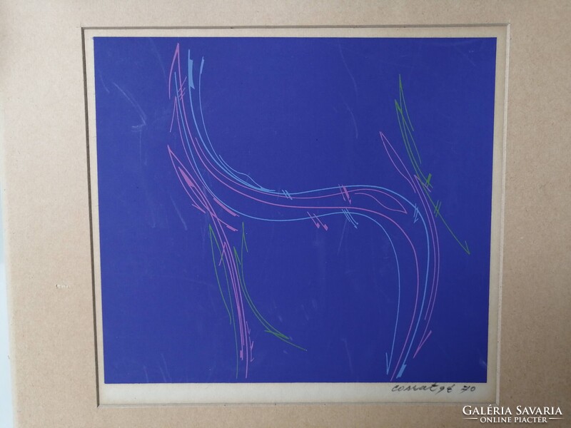 SALVADOR CORRATGÉ /1928-2014/  SERIGRAPH - CUBAN ART