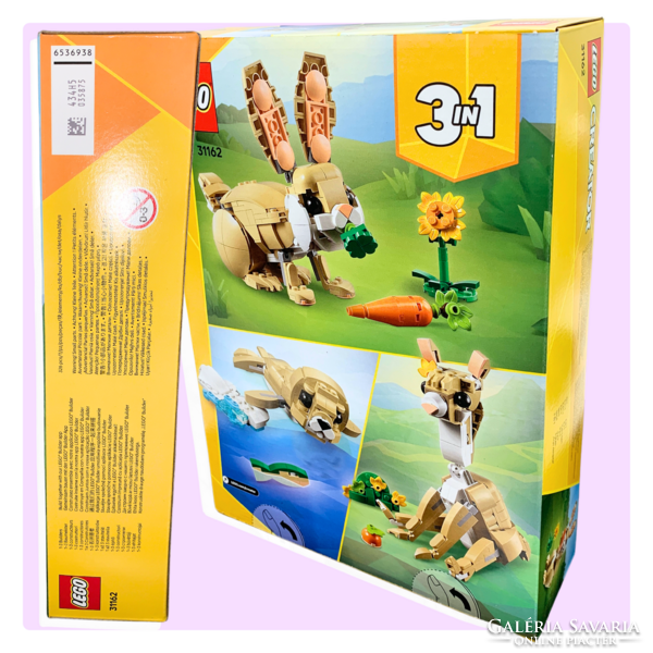 LEGO 3 az 1-ben Kisállat - NYUSZI/FÓKA/LÁMA - Creator 31162