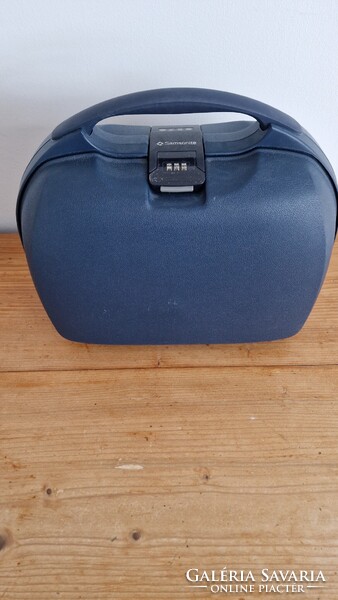 Samsonite kozmetikai táska, beautycase, fodrász, sminkes, utazó kézi kisbörönd keményfedelü