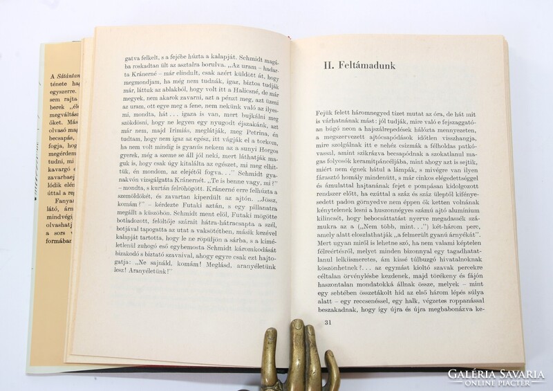 Krasznahorkai László - Sátántangó - Hibátlan védőborítós első kiadás !!