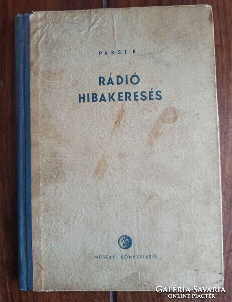 BERNHARD PABST - RÁDIÓHIBA KERESÉS, Budapest 1960