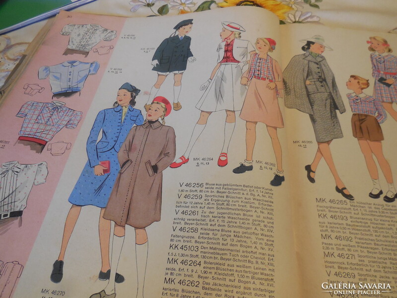 Divat magazin - BEYERS MODE für alle  1938  .  48 oldal