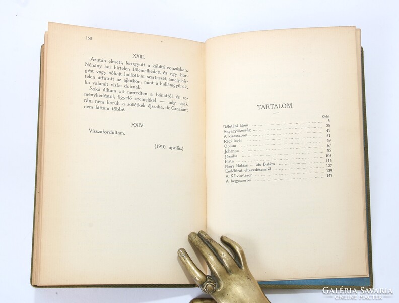 1911 - Csáth Géza - Délutáni álom - Első kiadás - különleges Falus Elek kötés Nyugat könyvei !!