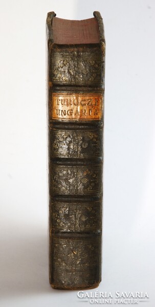 1768 - Túróczi László - Ungaria - Magyarország ismertetése Gyönyörű bőrkötésben !!